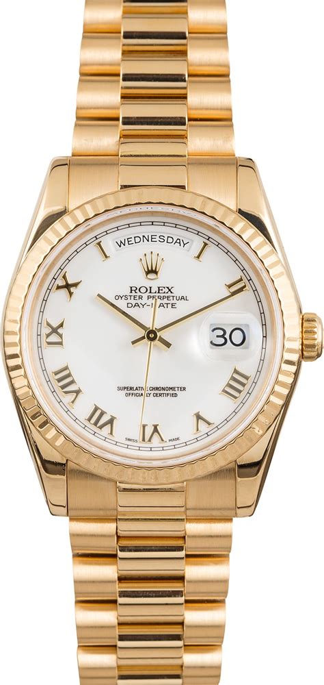 rolex presidential gold 10k|Rolex day date president 118238.